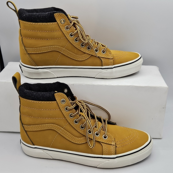 Vans 722356 mte skate-hi waterproof leather shoe men 7 - women's 8.5 - Picture 7 of 16